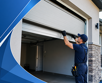 Garage door installation work